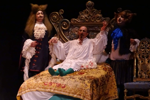 Gran ovación del público en el estreno de la compañía Morboria en el Festival de Teatro y Títeres de Torralba